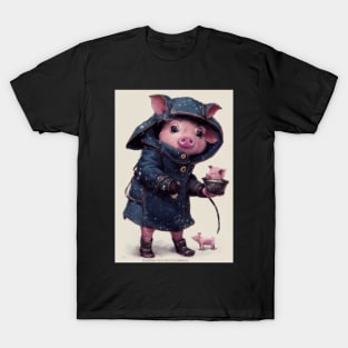 Peggy saving the little piglets T-Shirt